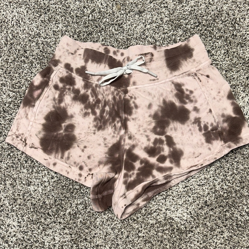 LuLuLemon purplish Tie-Dye Athletic Shorts for Women